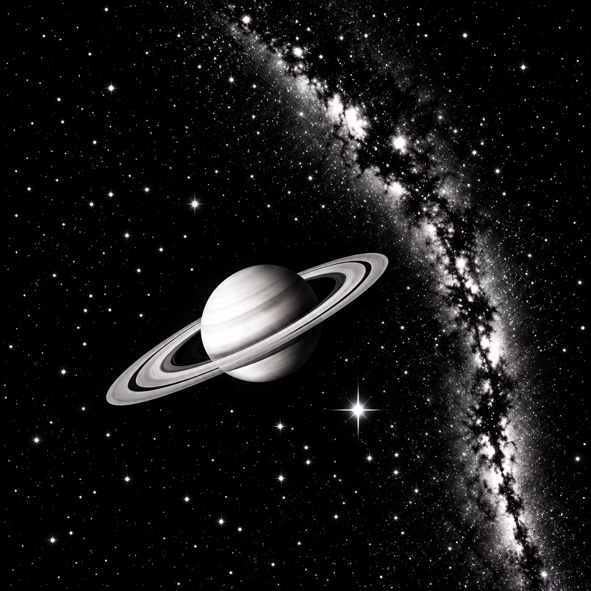 Le cosmos, au plafond.