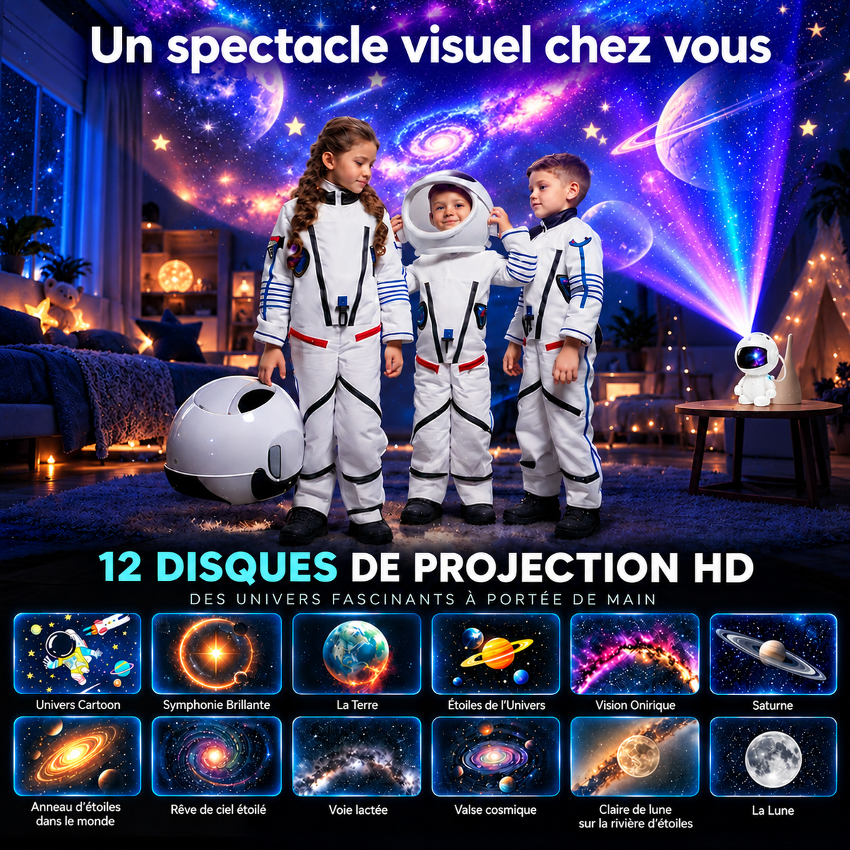 Alandra - Projecteur Astronaute 2026