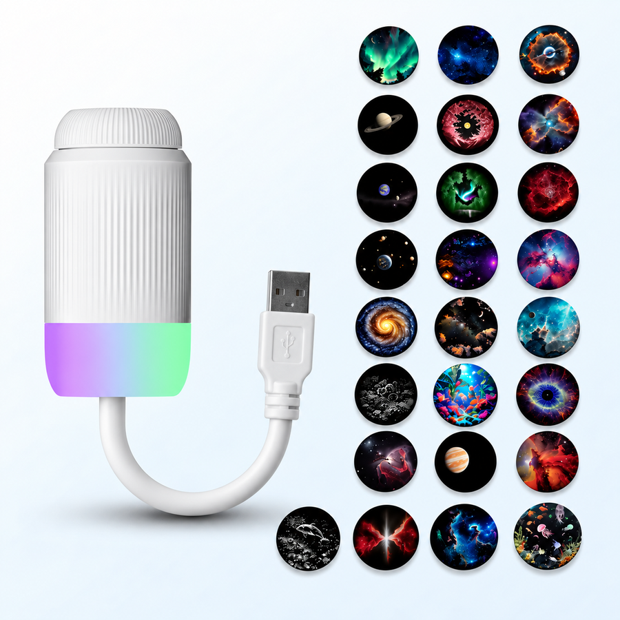Alandra - Projecteur galaxie + LED d'ambiance